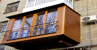 Внешняя отделка балкона Первоуральск цена от 1023 руб. м/2.